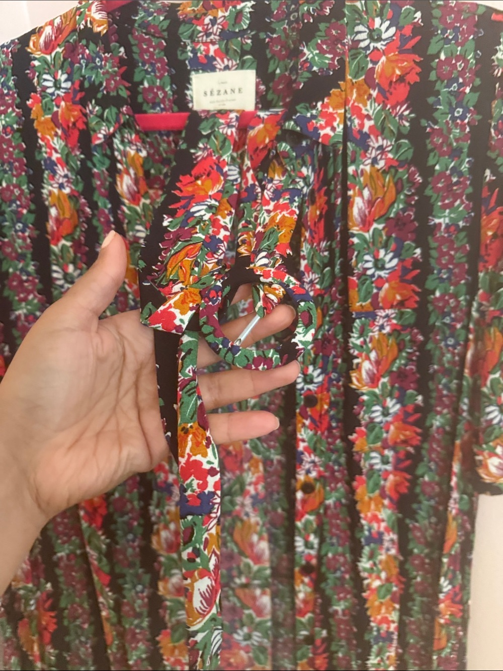 Sezane dress size FR38 or US6 - Picture 2 of 5